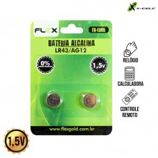 Cartela 2un Bateria Alcalina LR43/AG12 FX-LR05 X-Cell